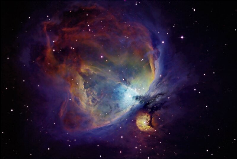 Orion Nebula — Purple, Blue