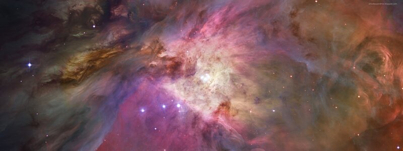 Orion Nebula — Purple, Orange