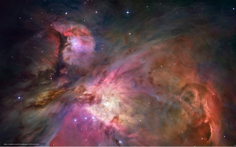 Orion Nebula space scene