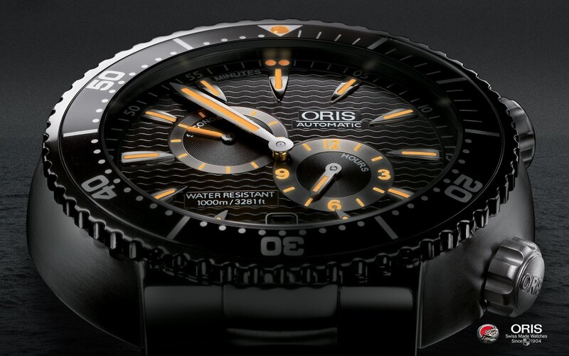 Oris automatic dive watch