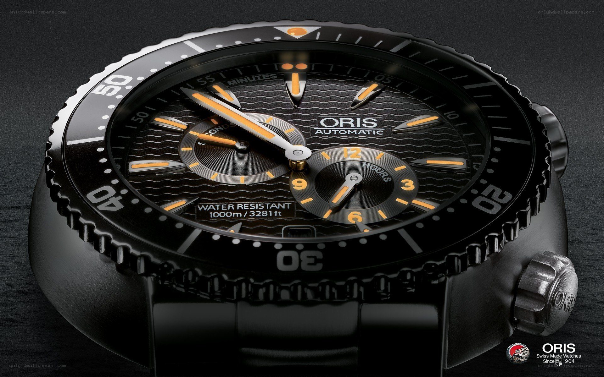 Oris automatic dive watch