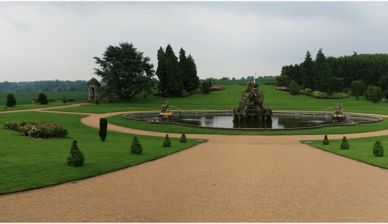 Ornamental Fountain in Garden
