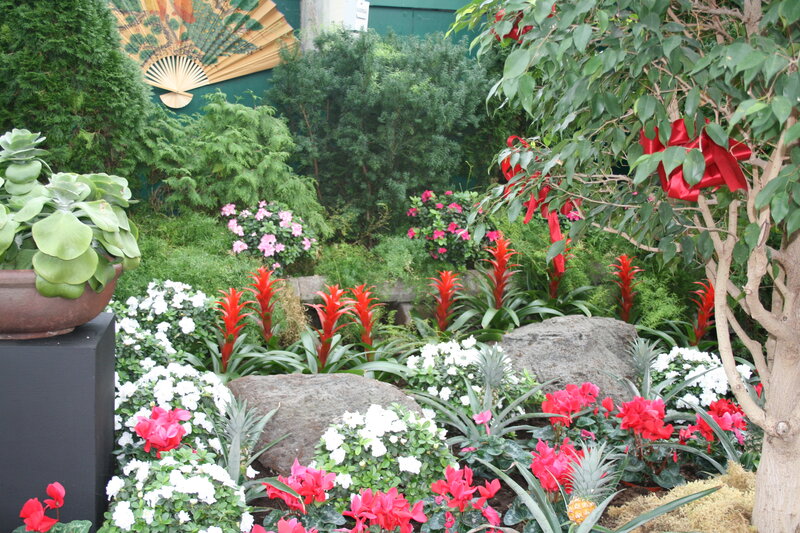 Ornamental Garden Display — Green