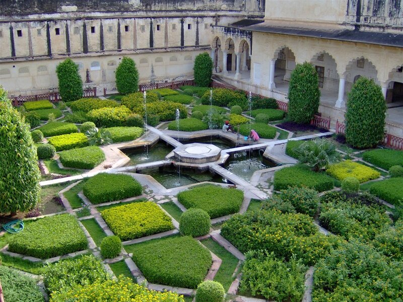 Ornamental Garden with Fountain