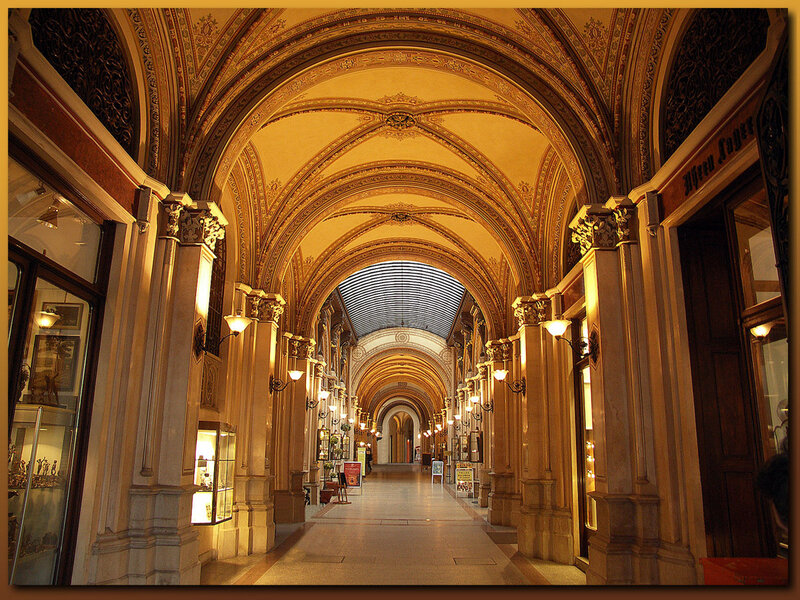 Ornate Arched Hallway
