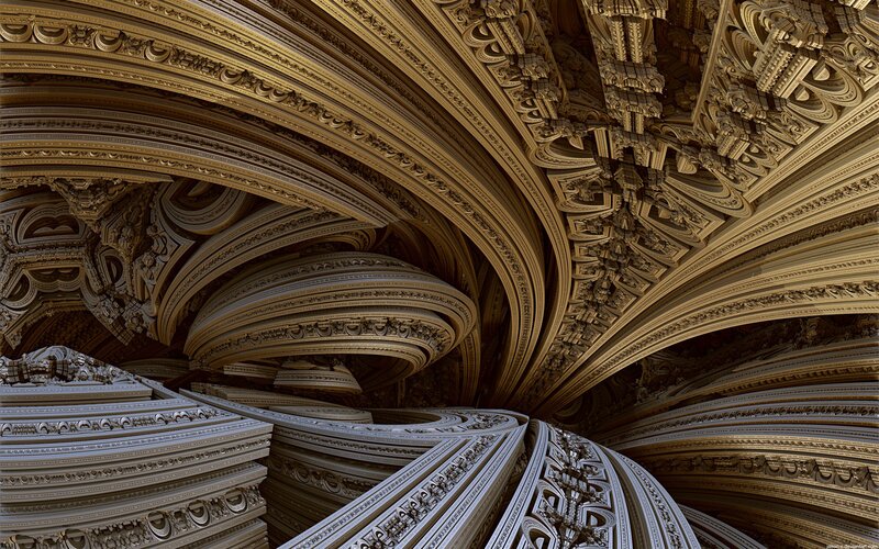 Ornate Architectural Ceiling
