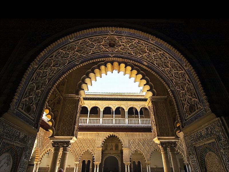 Ornate Archway Courtyard