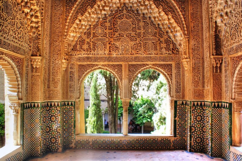 Ornate Archway in Palace