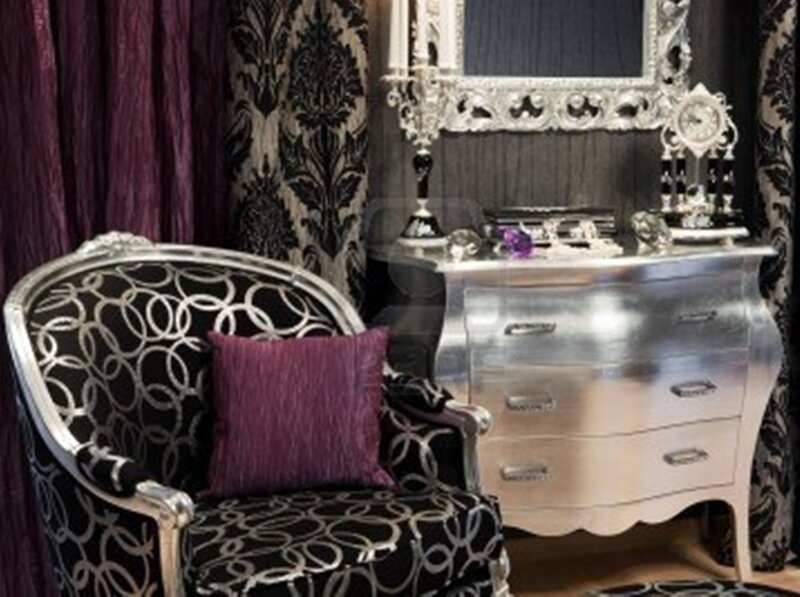Ornate Armchair and Dresser