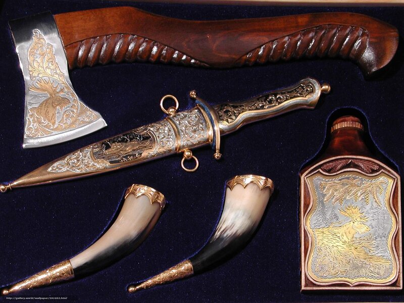 Ornate Axe and Dagger Set