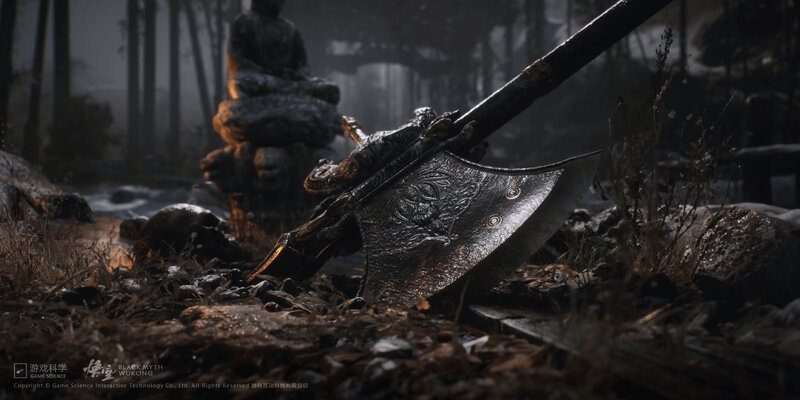 Ornate Axe on Ground