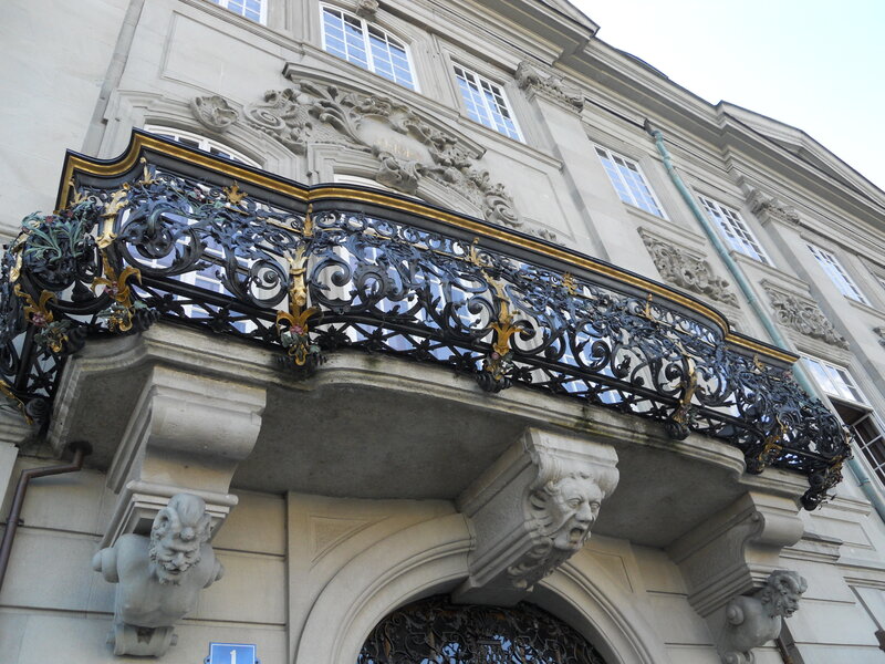 Ornate Balcony on Building
