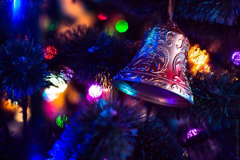 Ornate Bell on Tree