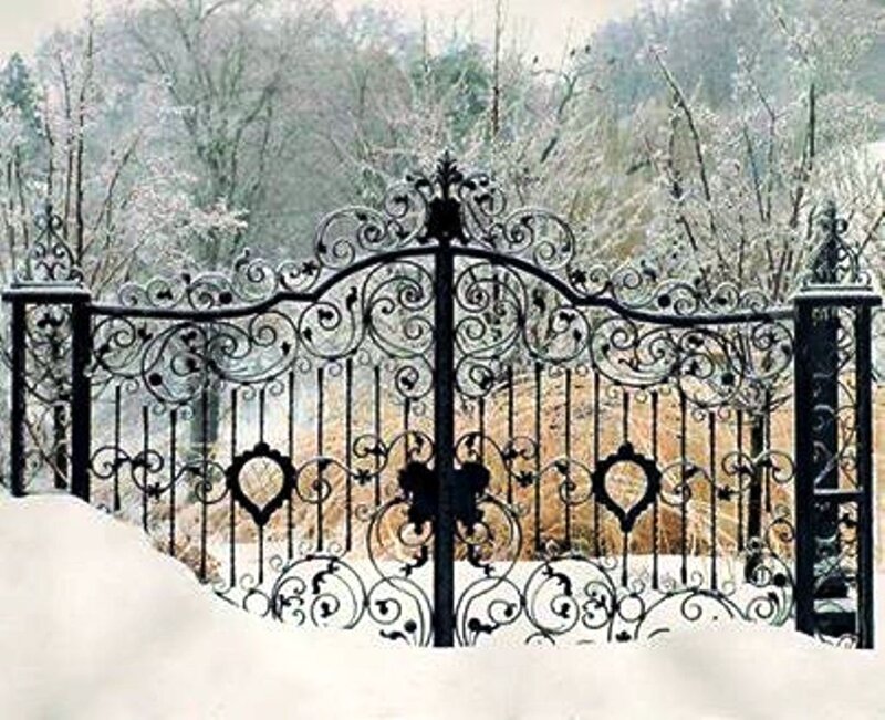 Ornate Black Gate