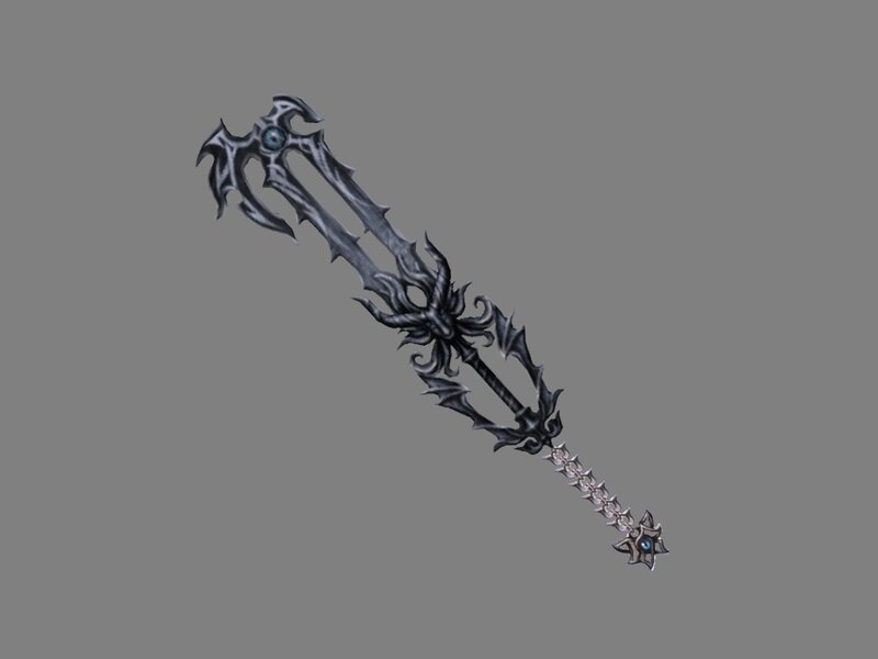 Ornate Black Keyblade
