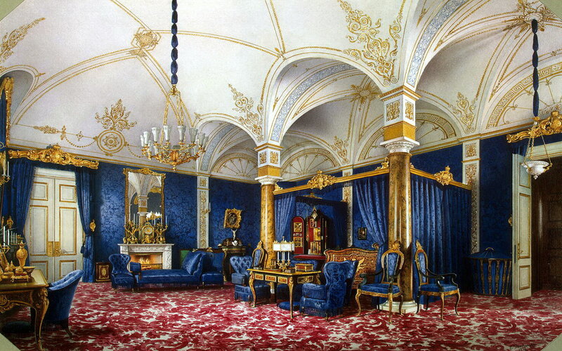 Ornate Blue and Gold Room