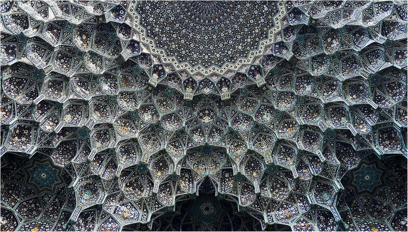 Ornate Blue Ceiling