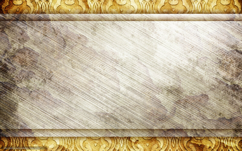 Ornate Border Design — Brown