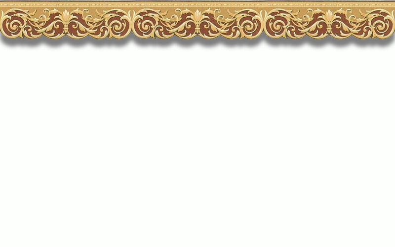 Ornate Border Design — Gold
