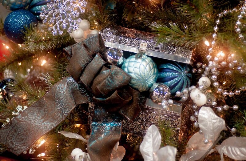 Ornate Box on Tree