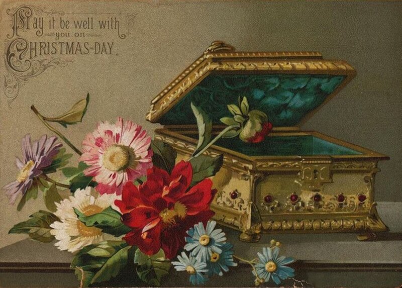 Ornate Box with Flowers