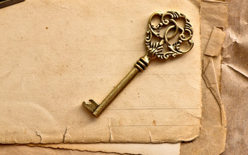 Ornate Brass Key
