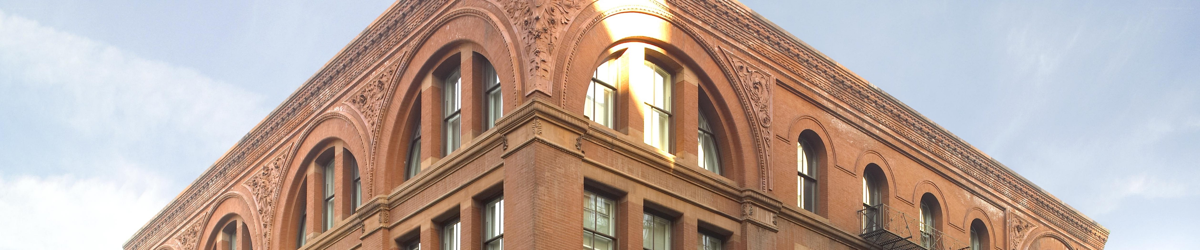 ornate brick building facade