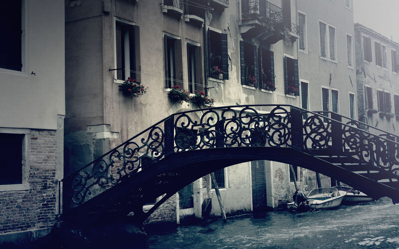 Ornate Bridge over Canal