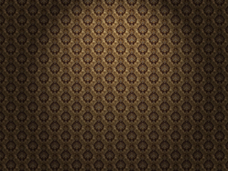 ornate brown damask pattern