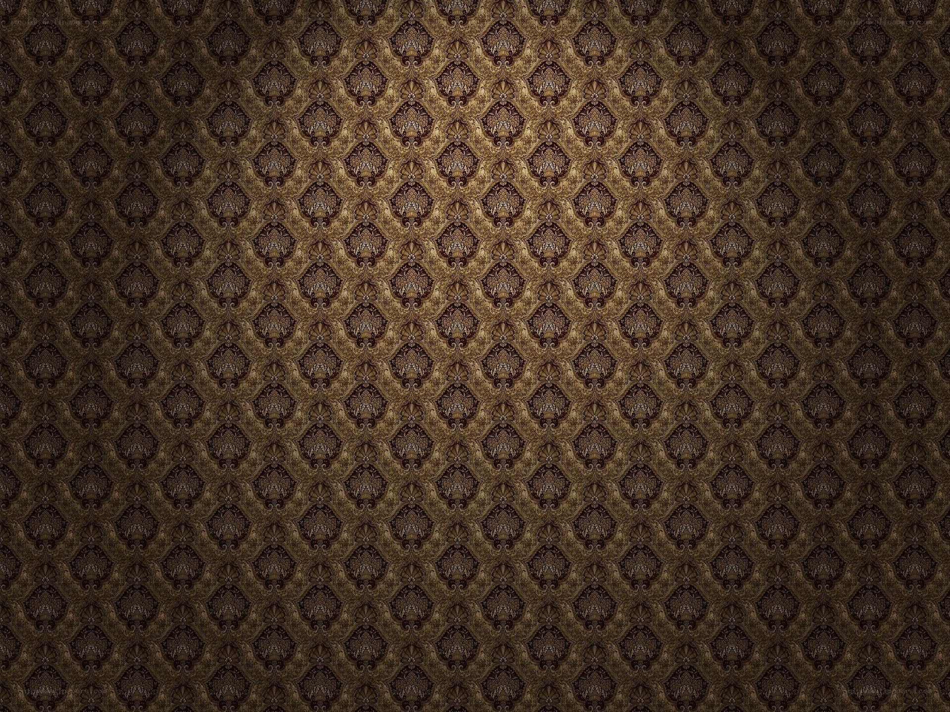 ornate brown pattern background