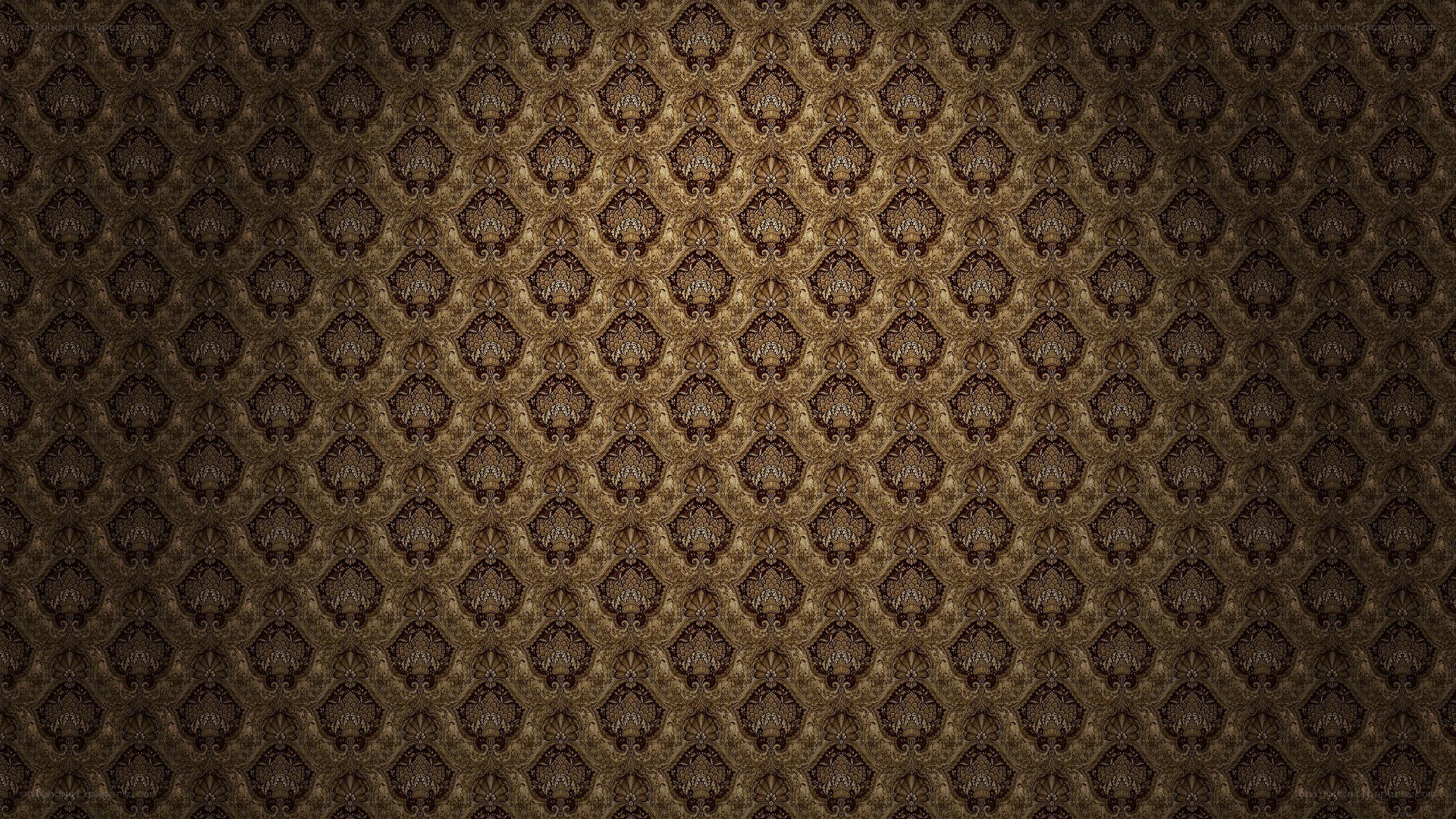 ornate brown pattern background