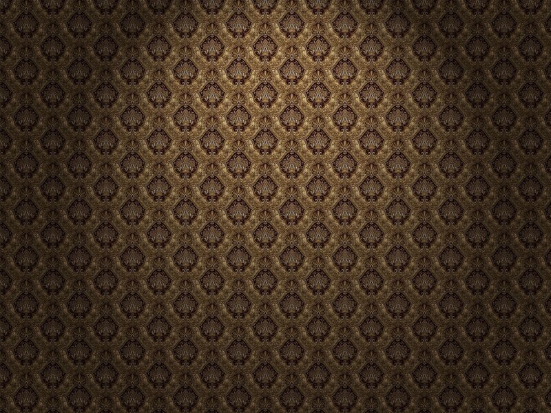 Ornate Brown Wallpaper — Dark