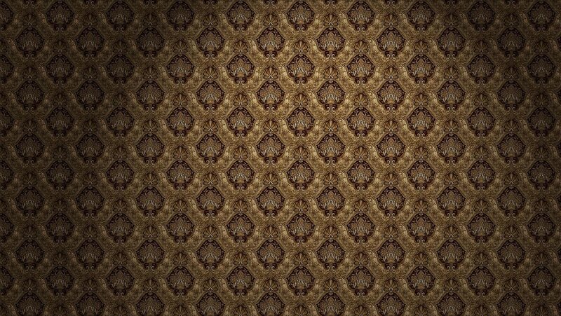 ornate brown wallpaper pattern