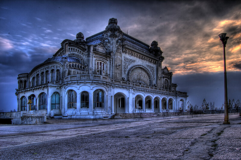 Ornate Building at Port