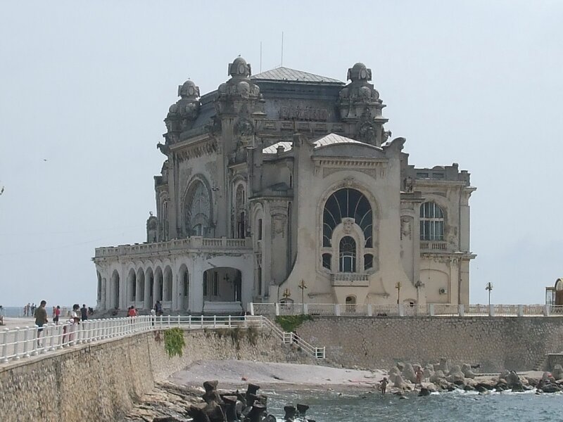 Ornate Building by Sea