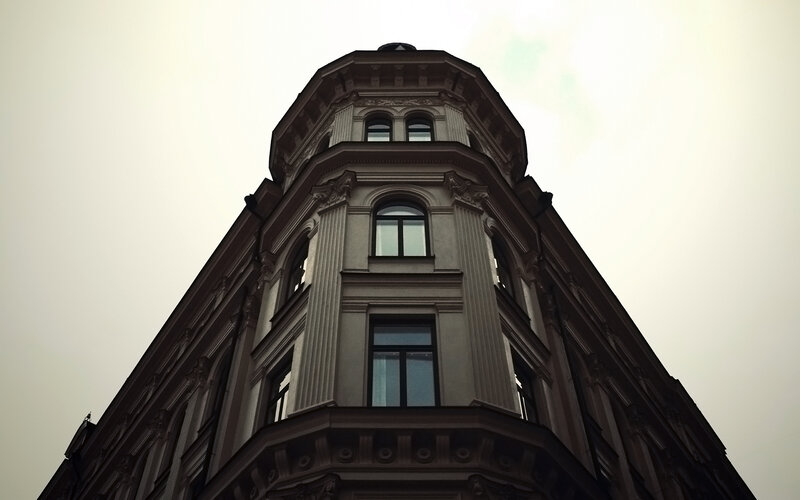 ornate building corner