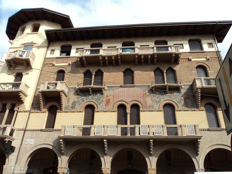 Ornate Building Facade — Beige, Neutral