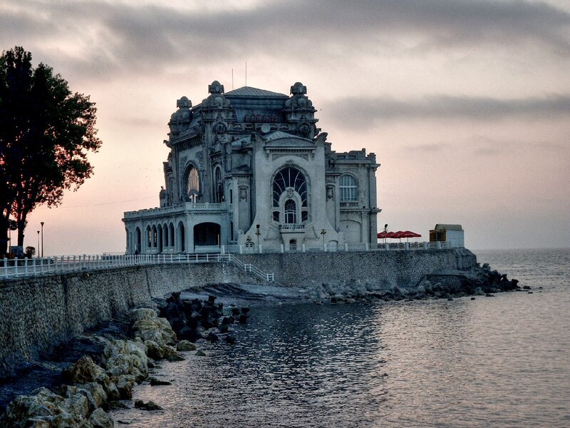 Ornate Building on Pier