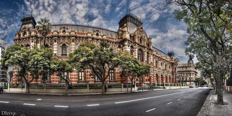 Ornate Building on Street
