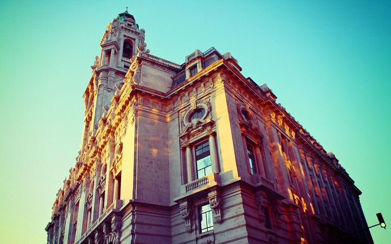 Ornate Building Tower