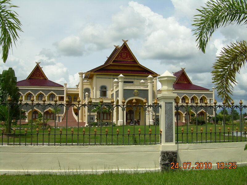 Ornate Building with Fence