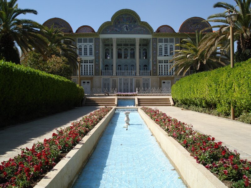 Ornate Building with Fountain