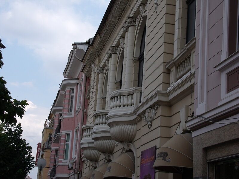 Ornate Buildings in City