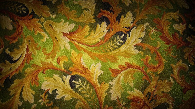 Ornate Carpet Pattern — Green