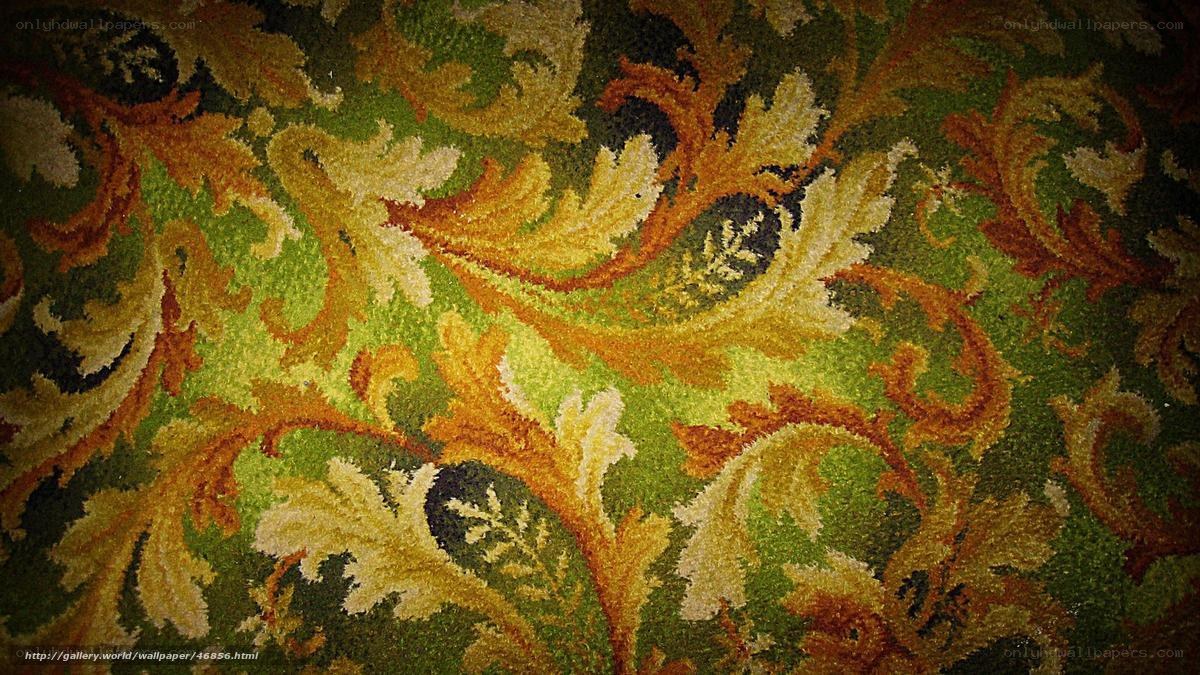 ornate carpet pattern