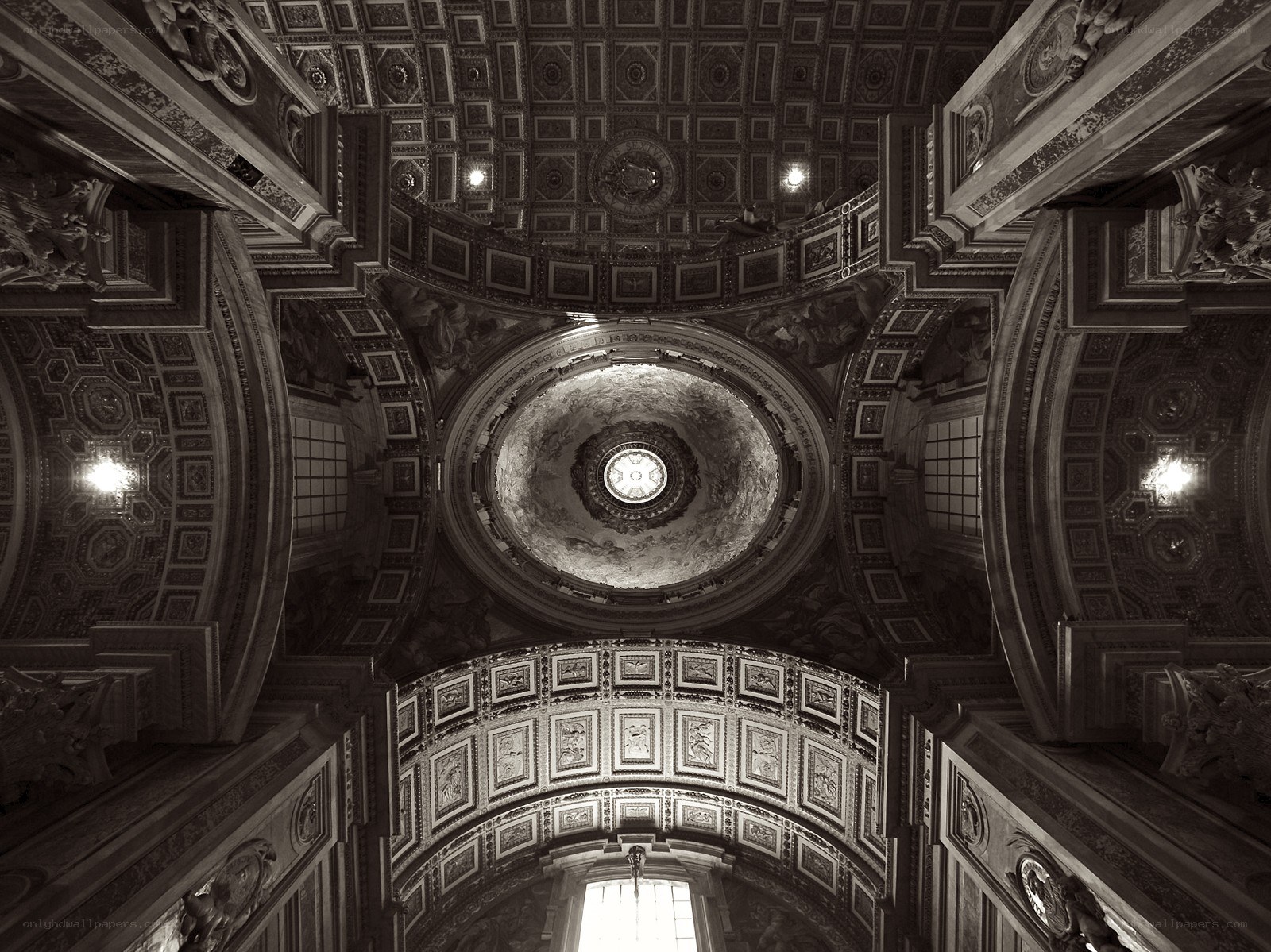 ornate cathedral ceiling