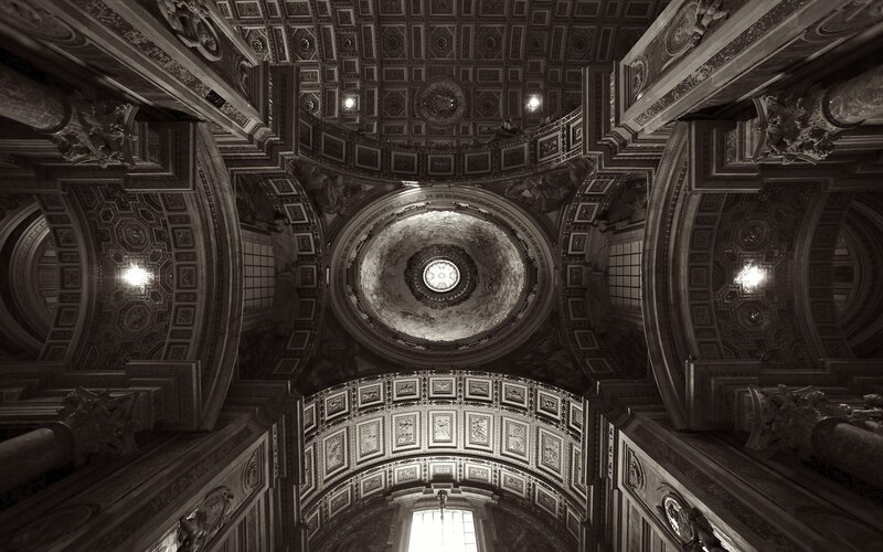 ornate cathedral ceiling