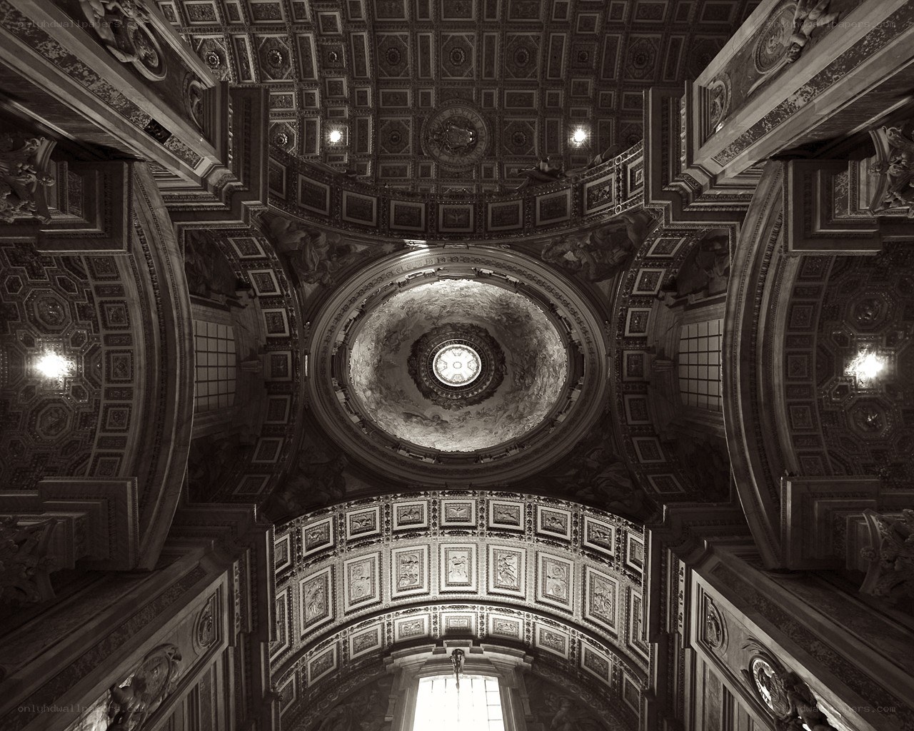 ornate cathedral ceiling