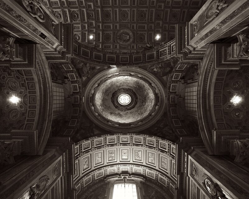 Ornate Cathedral Ceiling — Black, Grand