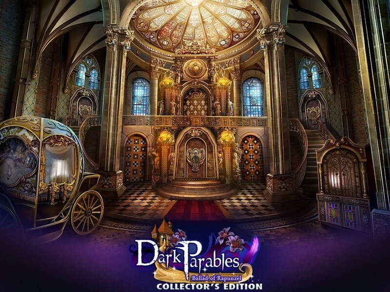 Ornate Cathedral Interior — Purple